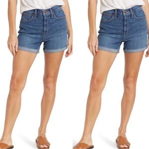 Madewell High Rise Denim Shorts